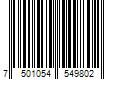 Barcode Image for UPC code 7501054549802