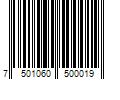 Barcode Image for UPC code 7501060500019