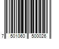 Barcode Image for UPC code 7501060500026