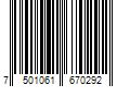 Barcode Image for UPC code 7501061670292