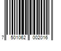 Barcode Image for UPC code 7501062002016