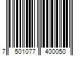 Barcode Image for UPC code 7501077400050