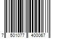 Barcode Image for UPC code 7501077400067