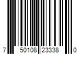 Barcode Image for UPC code 750108233380