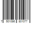 Barcode Image for UPC code 7501086801077