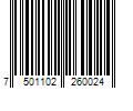 Barcode Image for UPC code 7501102260024