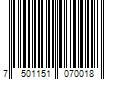 Barcode Image for UPC code 7501151070018