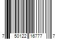 Barcode Image for UPC code 750122167777