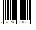 Barcode Image for UPC code 7501480700075