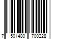 Barcode Image for UPC code 7501480700228