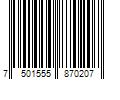 Barcode Image for UPC code 7501555870207