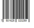 Barcode Image for UPC code 7501625020259