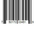 Barcode Image for UPC code 750170034519