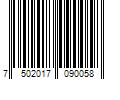 Barcode Image for UPC code 7502017090058