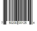 Barcode Image for UPC code 750208001254