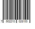 Barcode Image for UPC code 7502210028100