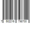 Barcode Image for UPC code 7502216798700