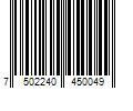 Barcode Image for UPC code 7502240450049