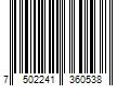 Barcode Image for UPC code 7502241360538