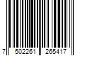 Barcode Image for UPC code 7502261265417