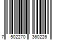 Barcode Image for UPC code 7502270360226