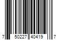 Barcode Image for UPC code 750227404197