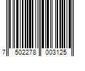 Barcode Image for UPC code 7502278003125