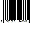 Barcode Image for UPC code 7502285240018