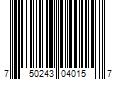 Barcode Image for UPC code 750243040157