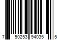 Barcode Image for UPC code 750253940355. Product Name: 212 Main Folding Camping Chair