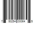 Barcode Image for UPC code 750254000645