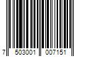 Barcode Image for UPC code 7503001007151