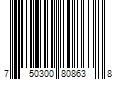 Barcode Image for UPC code 750300808638