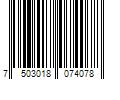 Barcode Image for UPC code 7503018074078