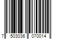 Barcode Image for UPC code 7503036070014