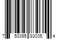 Barcode Image for UPC code 750395830354