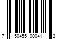 Barcode Image for UPC code 750455000413