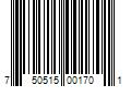 Barcode Image for UPC code 750515001701