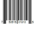 Barcode Image for UPC code 750515018105