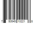 Barcode Image for UPC code 750545102218