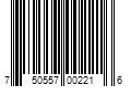 Barcode Image for UPC code 750557002216