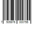 Barcode Image for UPC code 7505976000755