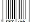 Barcode Image for UPC code 7506064300221