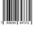 Barcode Image for UPC code 7506094647372