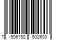 Barcode Image for UPC code 7506192502603