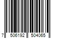 Barcode Image for UPC code 7506192504065