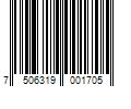 Barcode Image for UPC code 7506319001705