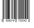 Barcode Image for UPC code 7506319700042