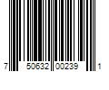 Barcode Image for UPC code 750632002391