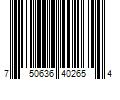 Barcode Image for UPC code 750636402654